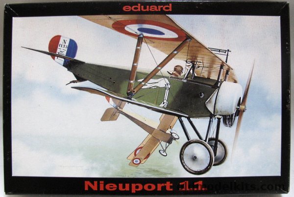 Eduard 1/48 Nieuport 11 With Mask Set - Escadrille N26 / Escadrille N62, 8069 plastic model kit